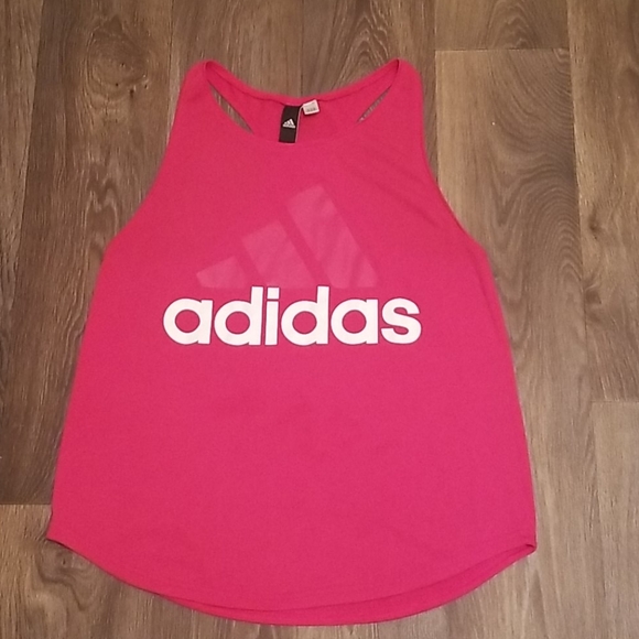Adidas Essentials Linear Logo Racerback Tank Top - Picture 1 of 6